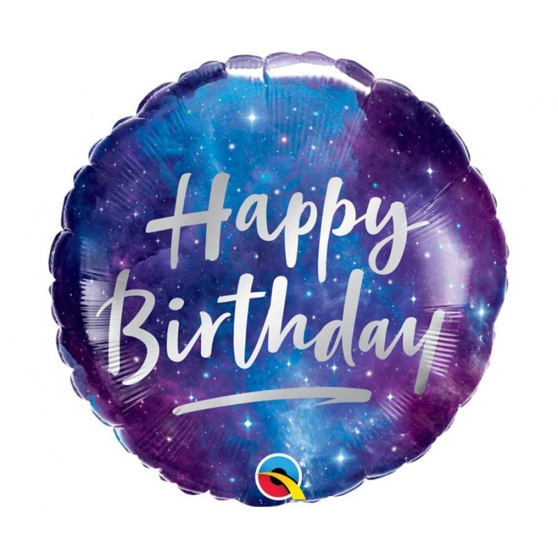 Happy Birthday Galaxy Happy Birthday foil balloon 46 cm