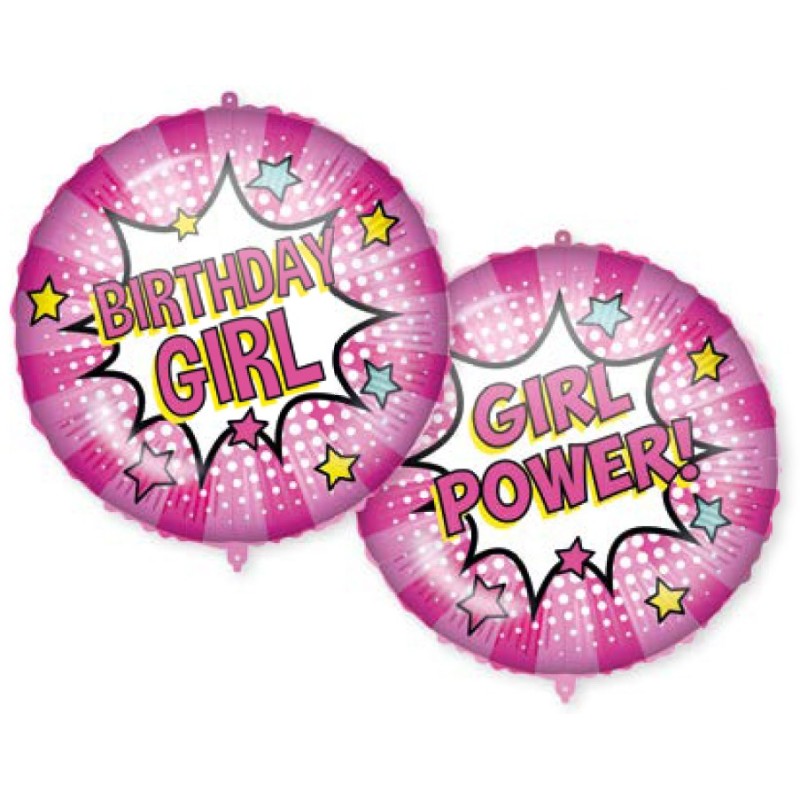 Happy Birthday Happy Birthday Girl foil balloon 46 cm