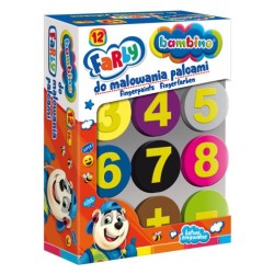 Peinture pour les doigts BAMBINO 12 couleurs