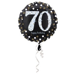 Ballon aluminium Joyeux anniversaire 70 45 cm