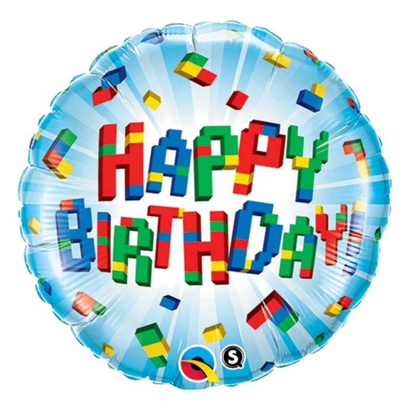 Happy Birthday Happy Birthday Pads foil balloon 46 cm