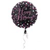 Happy Birthday Happy Birthday Pink foil balloon 43 cm