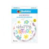 Happy Birthday Happy Birthday Retro Daisies foil balloon 46 cm