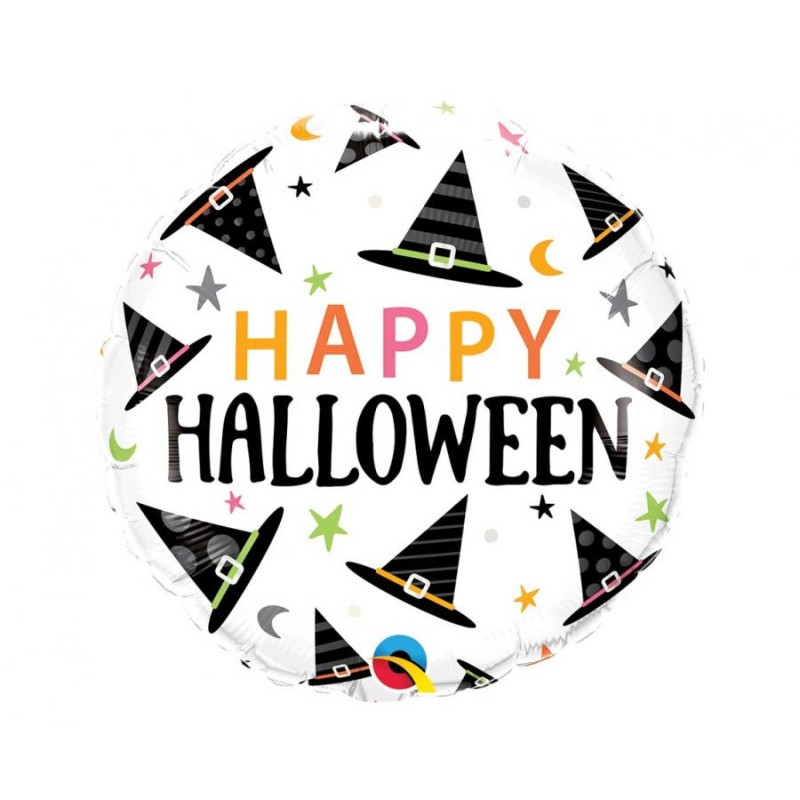 Halloween Happy Hat foil balloon 46 cm