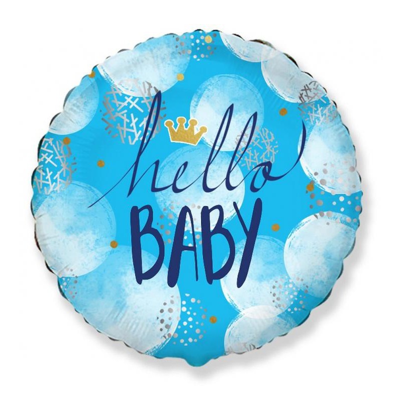 Baby Hello Boy foil balloon 48 cm