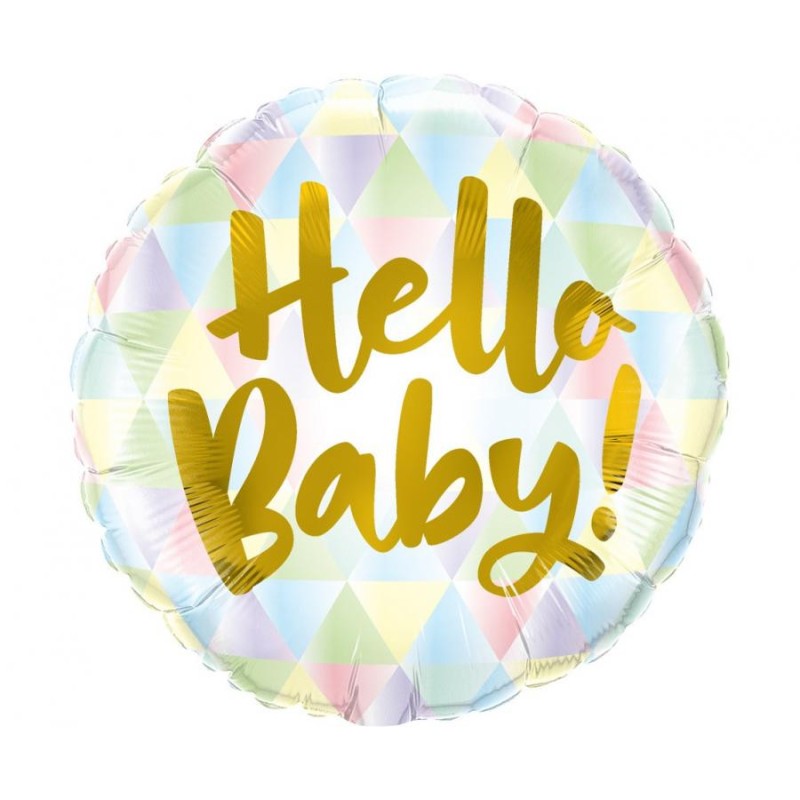 Baby Hello foil balloon 46 cm