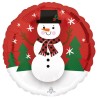 Christmas Snowman foil balloon 43 cm