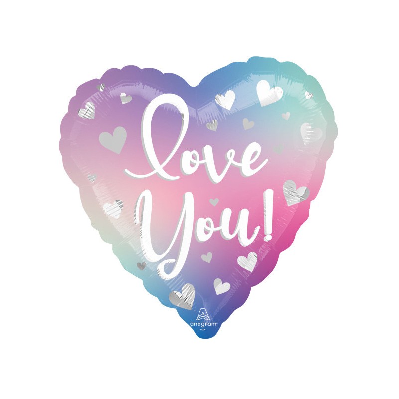 Love I love You, I love you foil balloon 43 cm