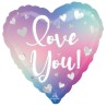 Love I love You, I love you foil balloon 43 cm