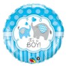 Happy Birthday Elephant It's a Boy foil balloon 46 cm