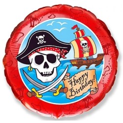 Ballon aluminium Pirate Sea 46 cm (WP)