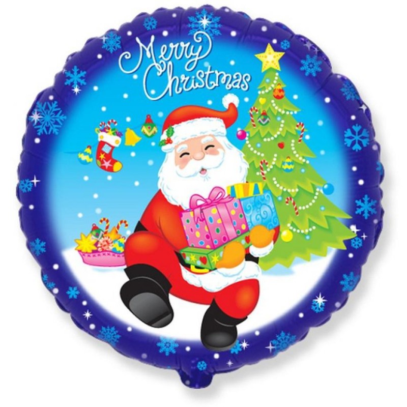 Christmas Santa i foil balloon 46 cm (WP)