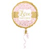 Love Love Foil Balloon 43 cm