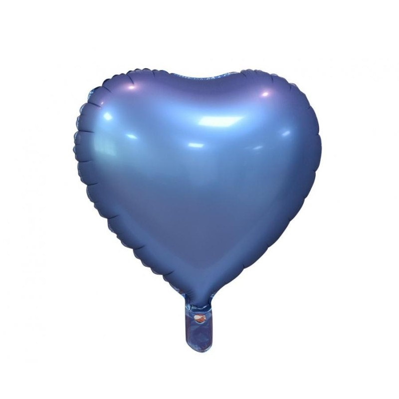 Heart Matt Violet Heart, Purple foil balloon 37 cm