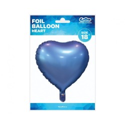 Ballon en aluminium Coeur Violet Mat 37 cm