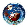 Christmas Merry Christmas Santa, foil balloon 46 cm