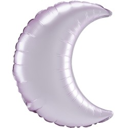 Satin Pastel Pink moon foil balloon 43 cm