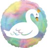 Ballon en aluminium pastel Cygne 43 cm