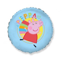 Ballon en aluminium bleu Peppa Pig 48 cm (WP)