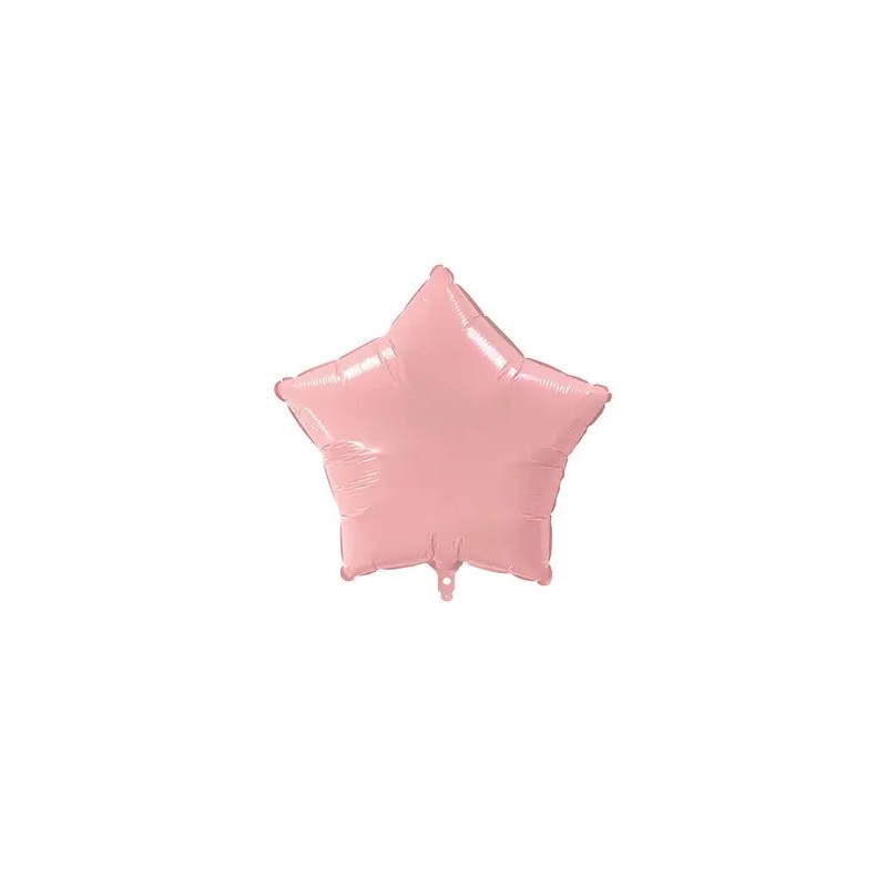 Star Pink Pastel Star, Pink Foil Balloon 46 cm