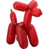 Ballon aluminium chien rouge 48 cm