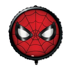 Ballon aluminium visage Spiderman 46 cm