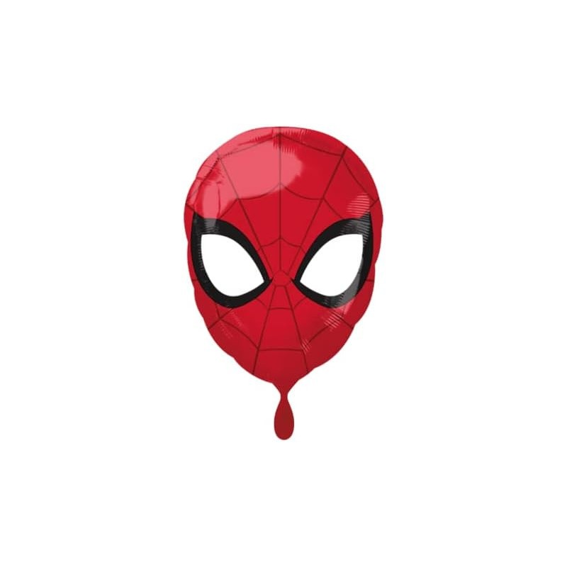 Ballon aluminium tête de Spiderman 43 cm