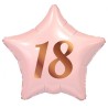 Happy Birthday Pink Pink Happy Birthday 18 Star Foil Balloon 44 cm