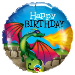 Happy Birthday Dragon Dragon Happy Birthday foil balloon 46 cm