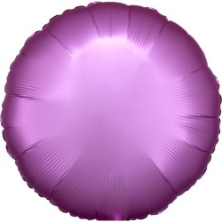 Satin Silk Flamingo round foil balloon 43 cm