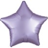 Satin Silk Pastel Lilac star foil balloon 48 cm