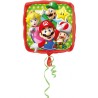 Ballon aluminium Super Mario Mushroom World 43 cm