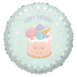 Ballon en aluminium Cookie Crazy Cake 43 cm