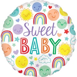 Ballon en aluminium Baby Sweet 43 cm