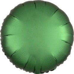 Satin Emerald  round foil balloon 43 cm