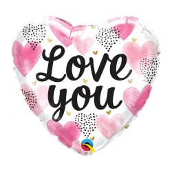 Love Hearts foil balloon 46 cm