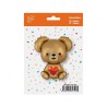 Teddy Bear Teddy with Heart s foil balloon 85 cm