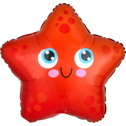 Fish Starfish Foil Balloon 43 cm