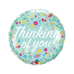 Ballon aluminium couleur Thinking Of You 46 cm