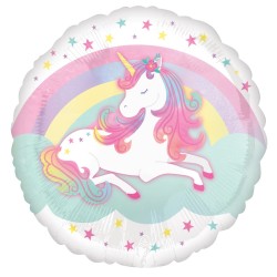 Ballon aluminium licorne 43 cm