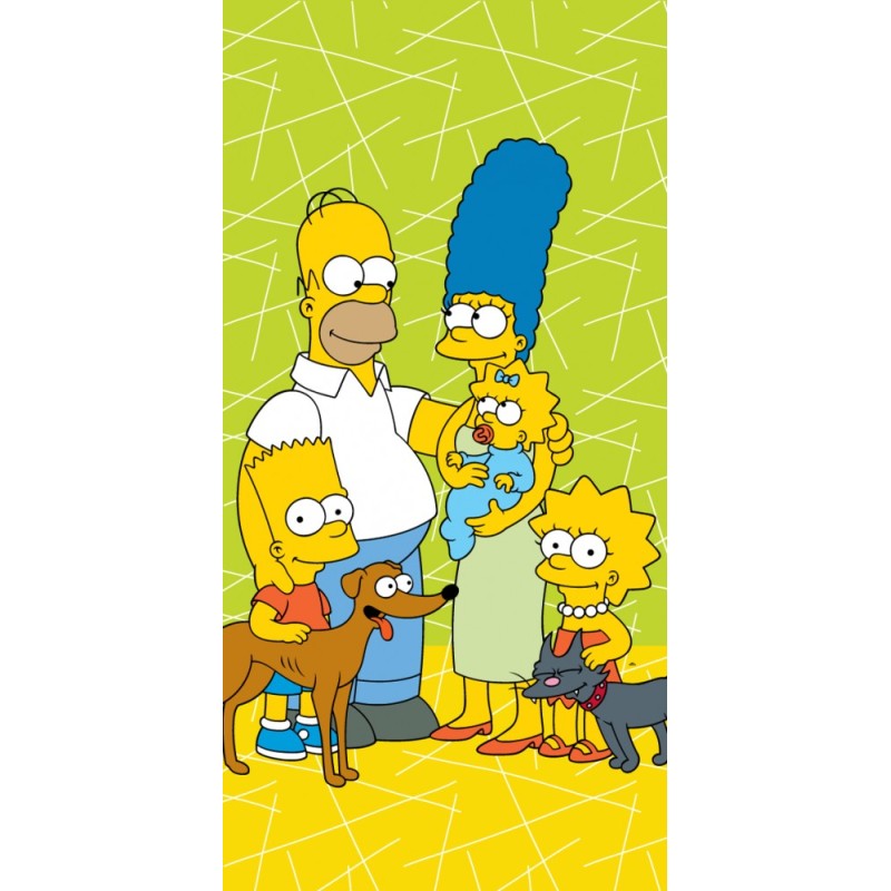 The Simpsons bath towel, beach towel 70*140cm