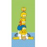 The Simpsons bath towel, beach towel 70*140cm