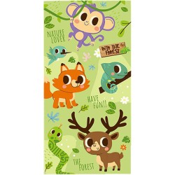 Animals Into the Forest bath towel, beach towel 70x140cm