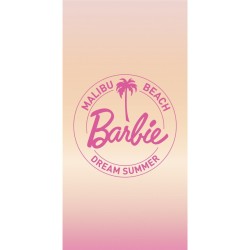 Serviette de bain, serviette de plage Barbie Malibu 70x140cm