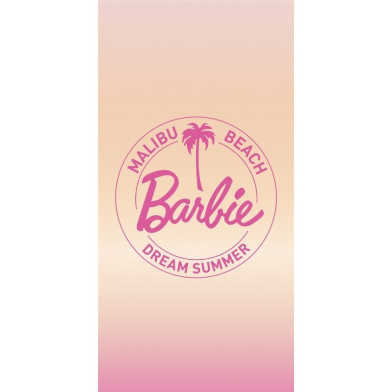 Barbie Malibu bath towel, beach towel 70x140cm