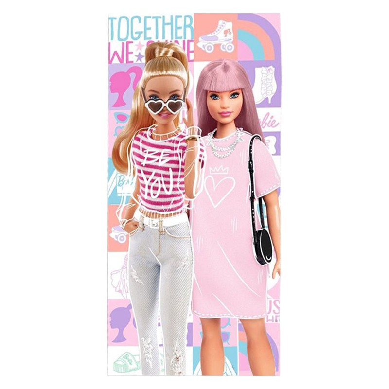 Barbie Together  bath towel, beach towel 70x140cm