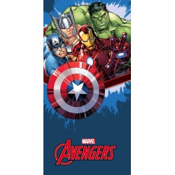 Avengers Blue bath towel, beach towel 70x140cm