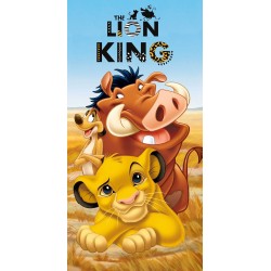 Serviette de bain et de plage Disney Le Roi Lion Pride Lands Trio 70x140cm