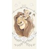 Serviette de bain Simba Le Roi Lion de Disney, serviette de plage 70x140cm