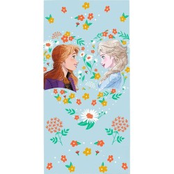 Serviette de bain à fleurs Disney Frozen, serviette de plage 70x140cm